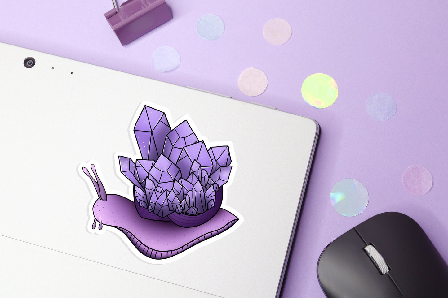 Crystal Snail Sticker