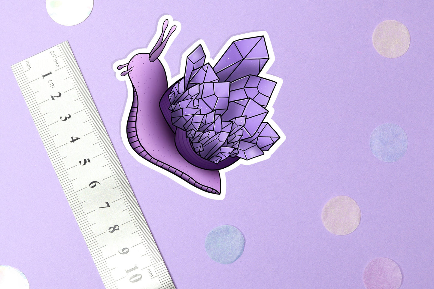 Crystal Snail Sticker