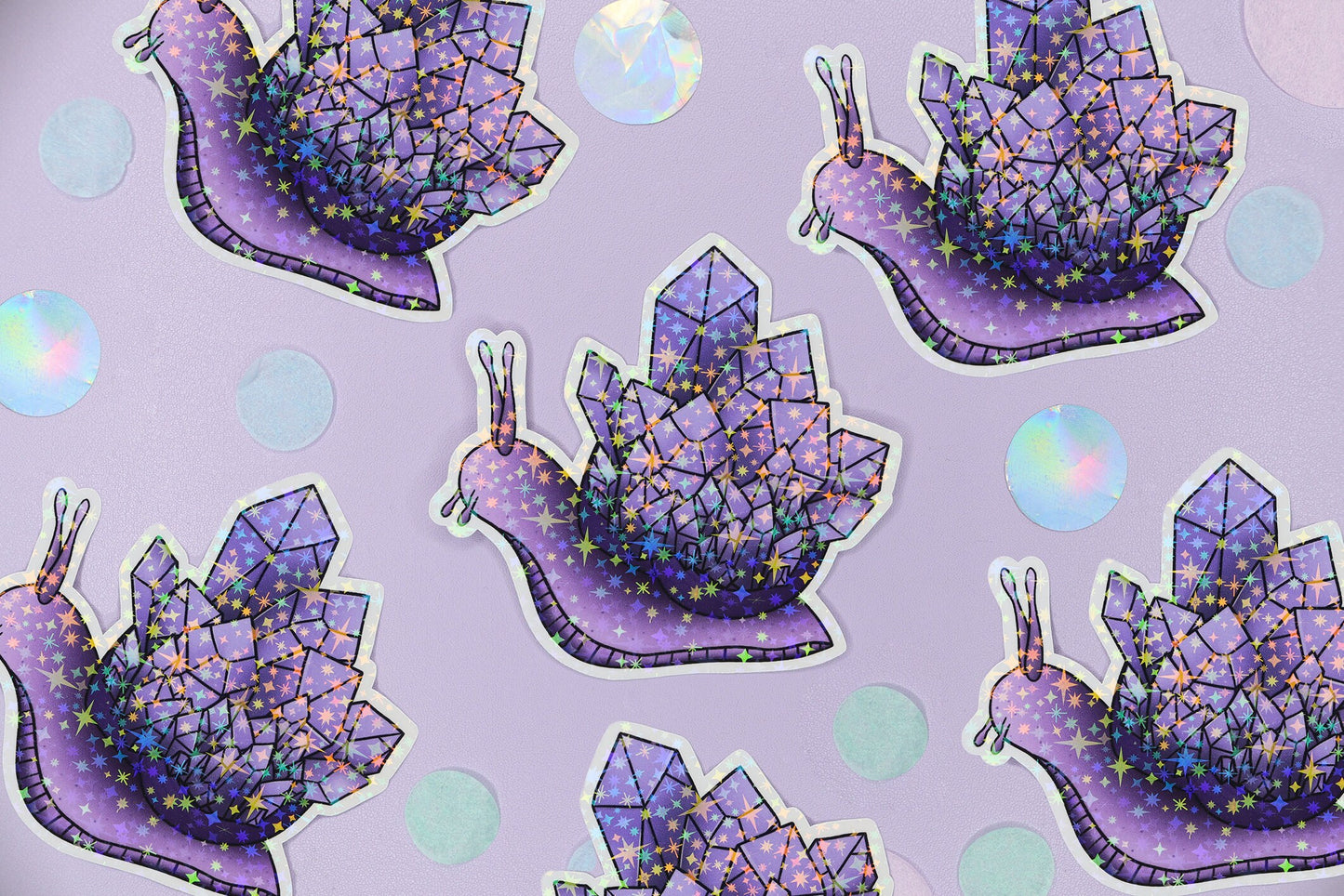 Crystal Snail Sticker