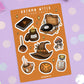 Autumn Witch Sticker Sheet