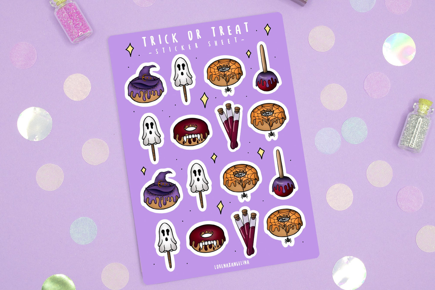 Trick or Treat Sticker Sheet