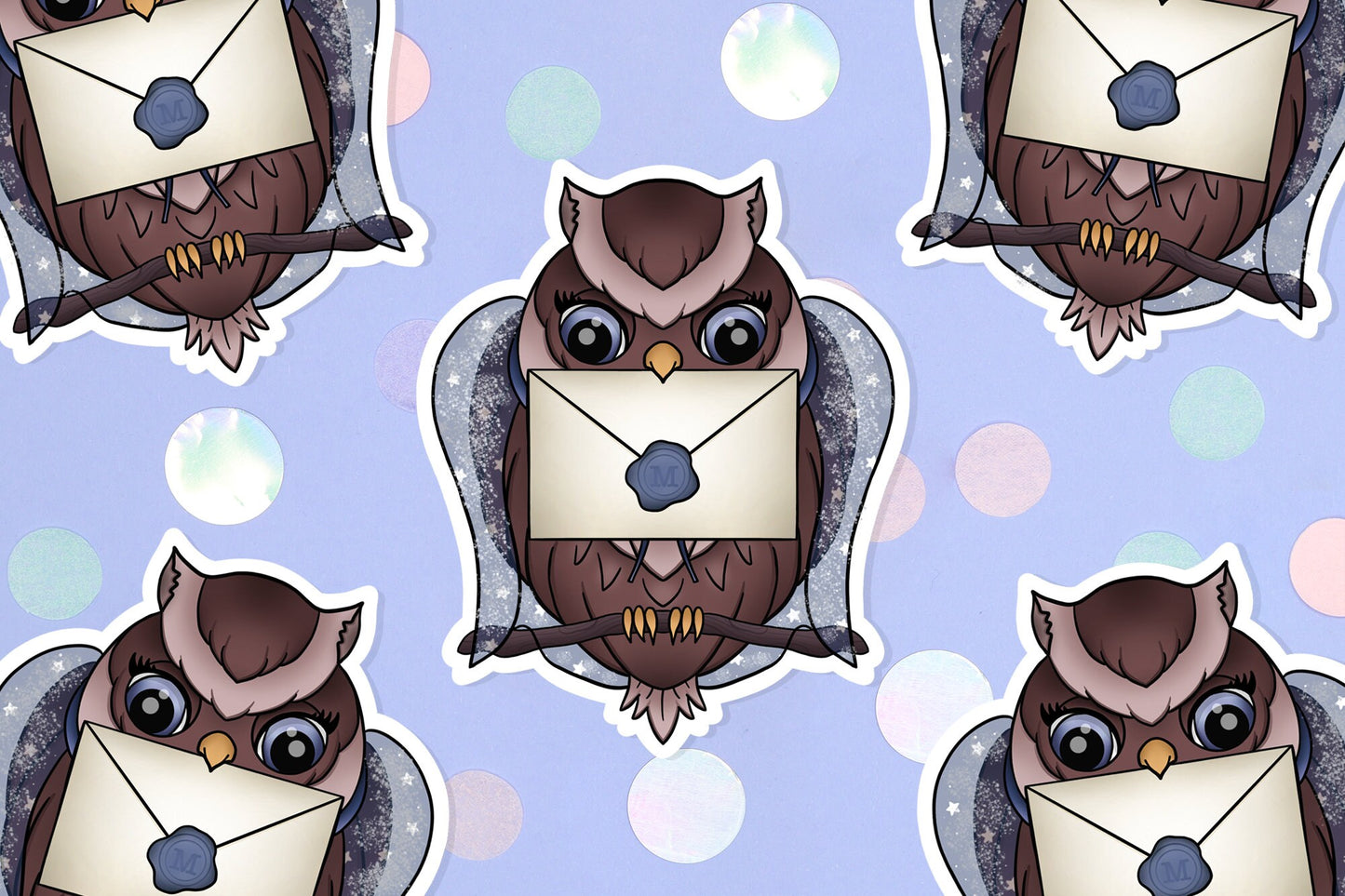 Owl Mail Sticker