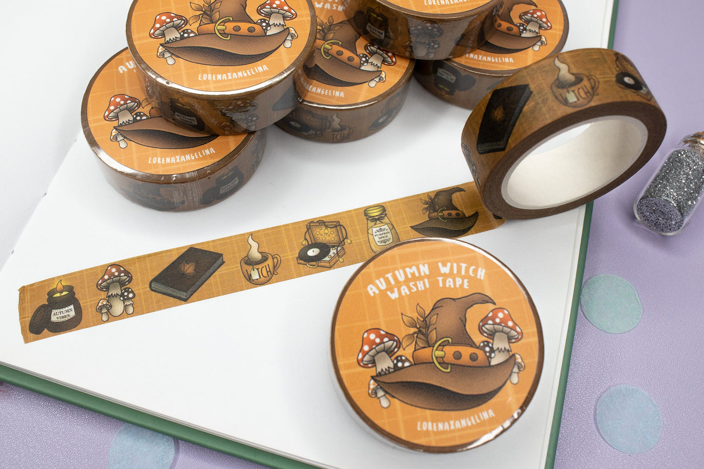 Autumn Witch Washi Tape