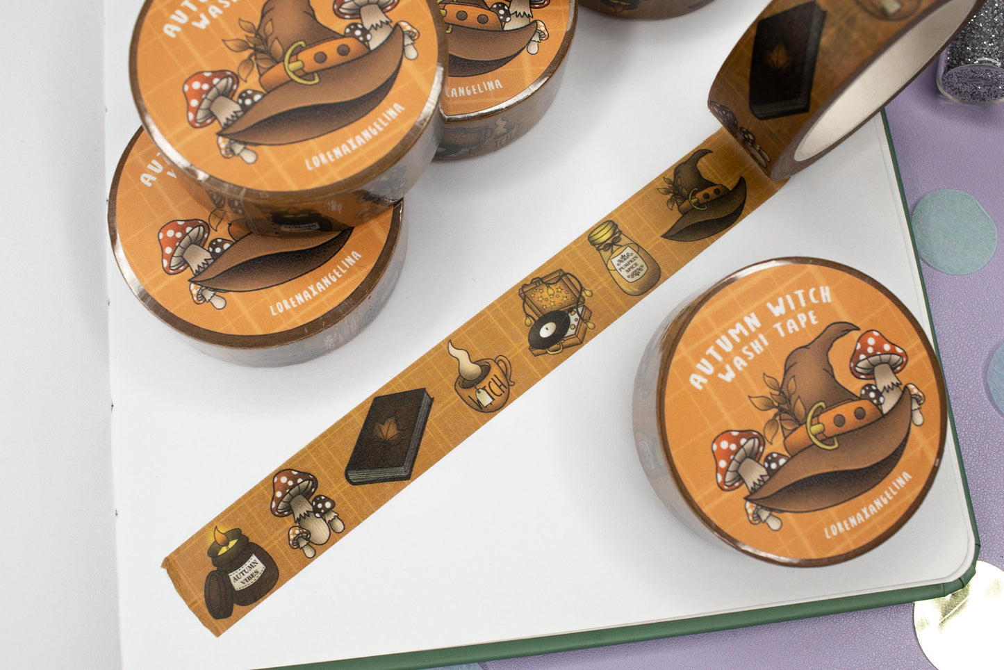 Autumn Witch Washi Tape