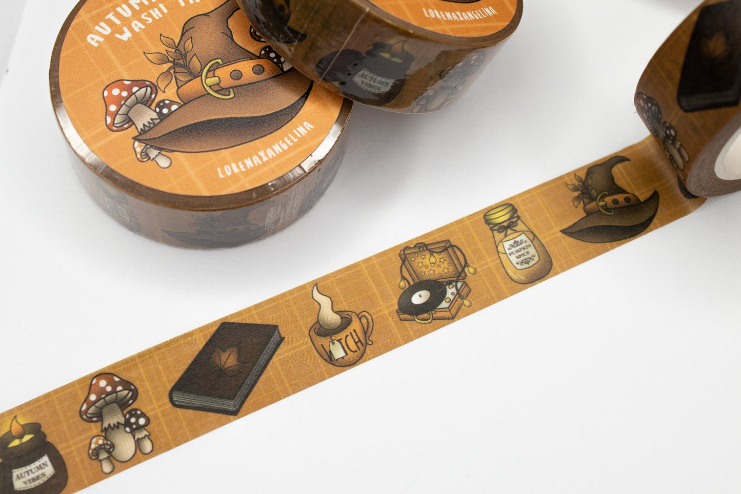 Autumn Witch Washi Tape