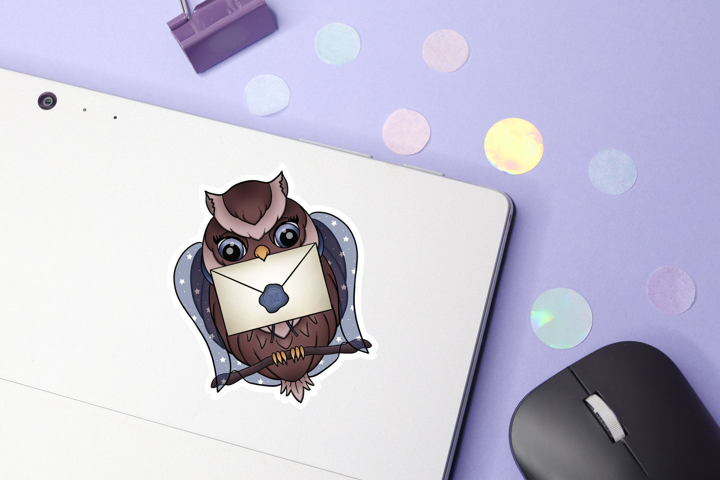 Owl Mail Sticker