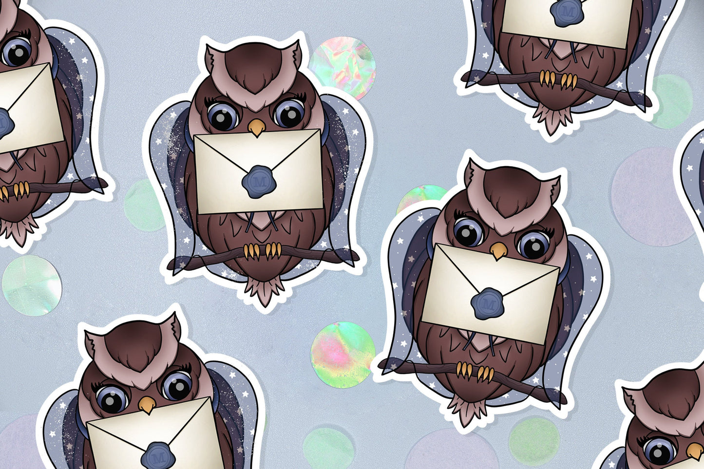 Owl Mail Sticker