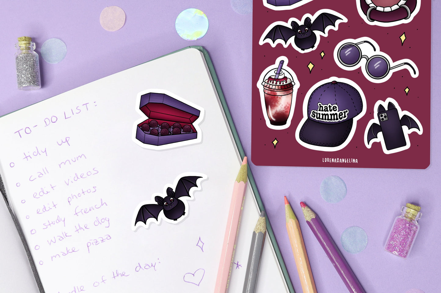 Modern Vampire Sticker Sheet