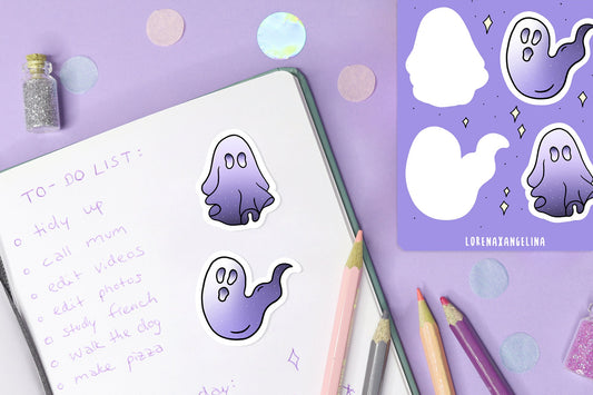 Ghostie Mini Sticker Sheet