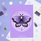Purple Moth Kunstdruck