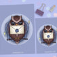 Snow Owl & Owl Mail Kunstdruck