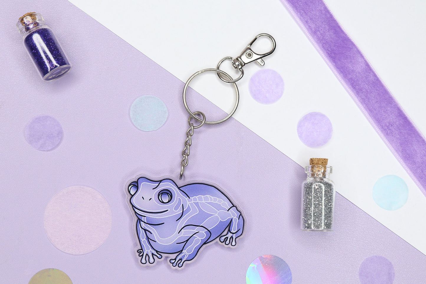 Ghosti Frog keychain