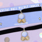 Crystal Ball Samt-Choker