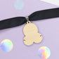Crystal Ball Samt-Choker