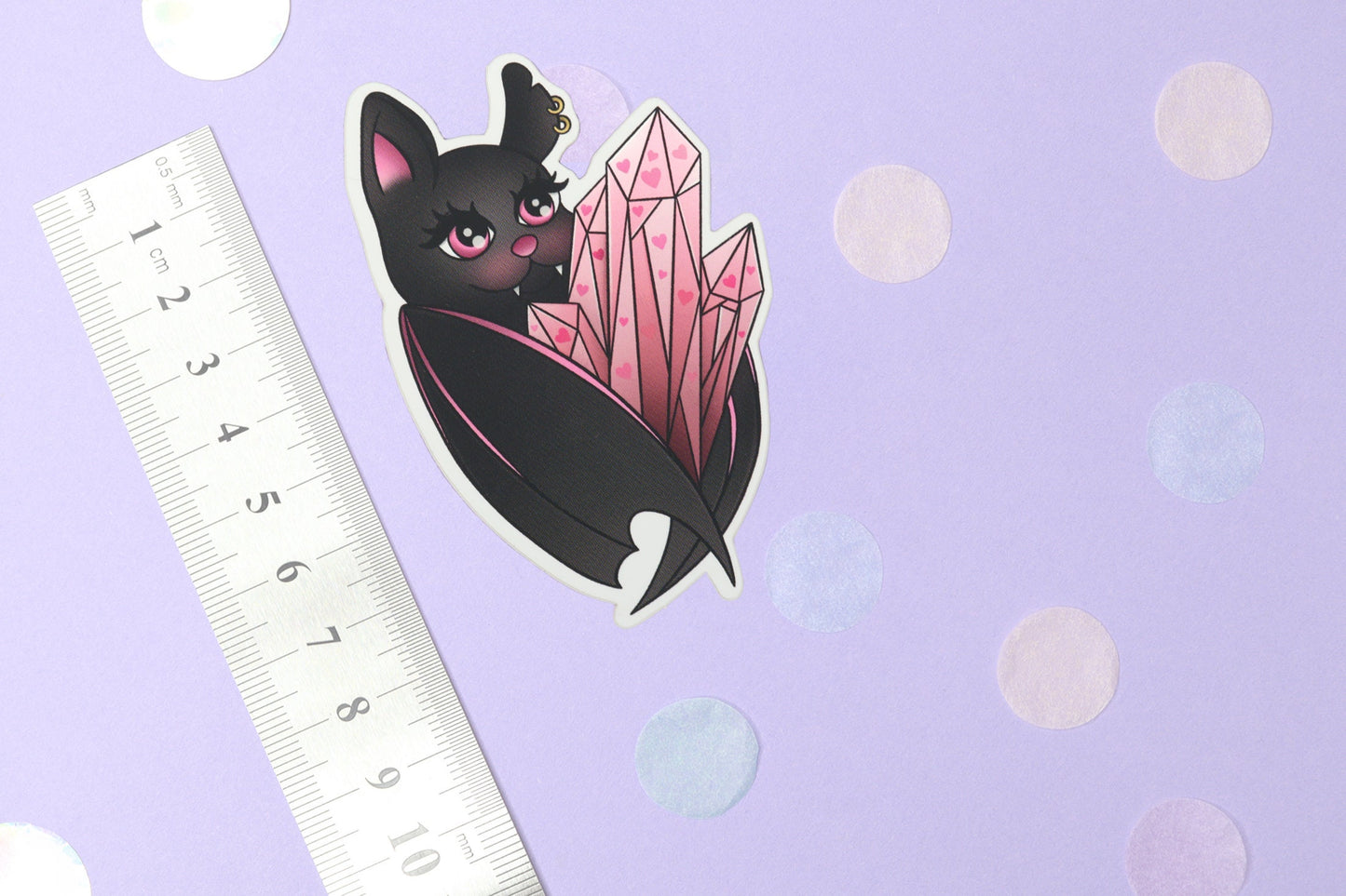 Crystal Bat Sticker