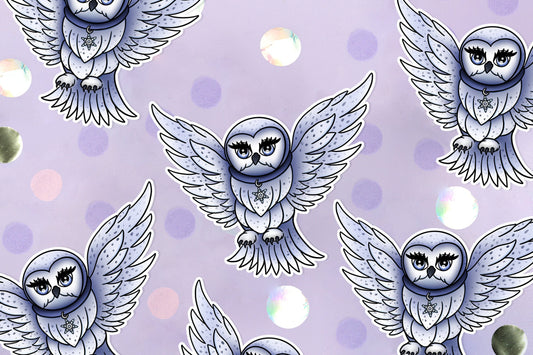 Snow Owl Sticker