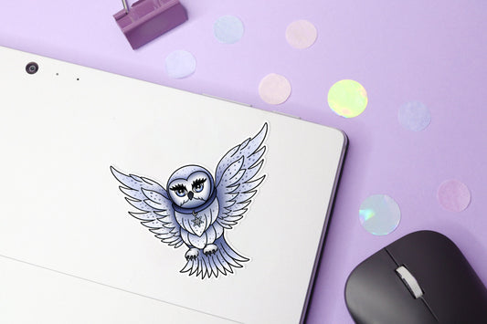 Snow Owl Sticker