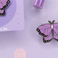 Purple Moth Enamel Pin