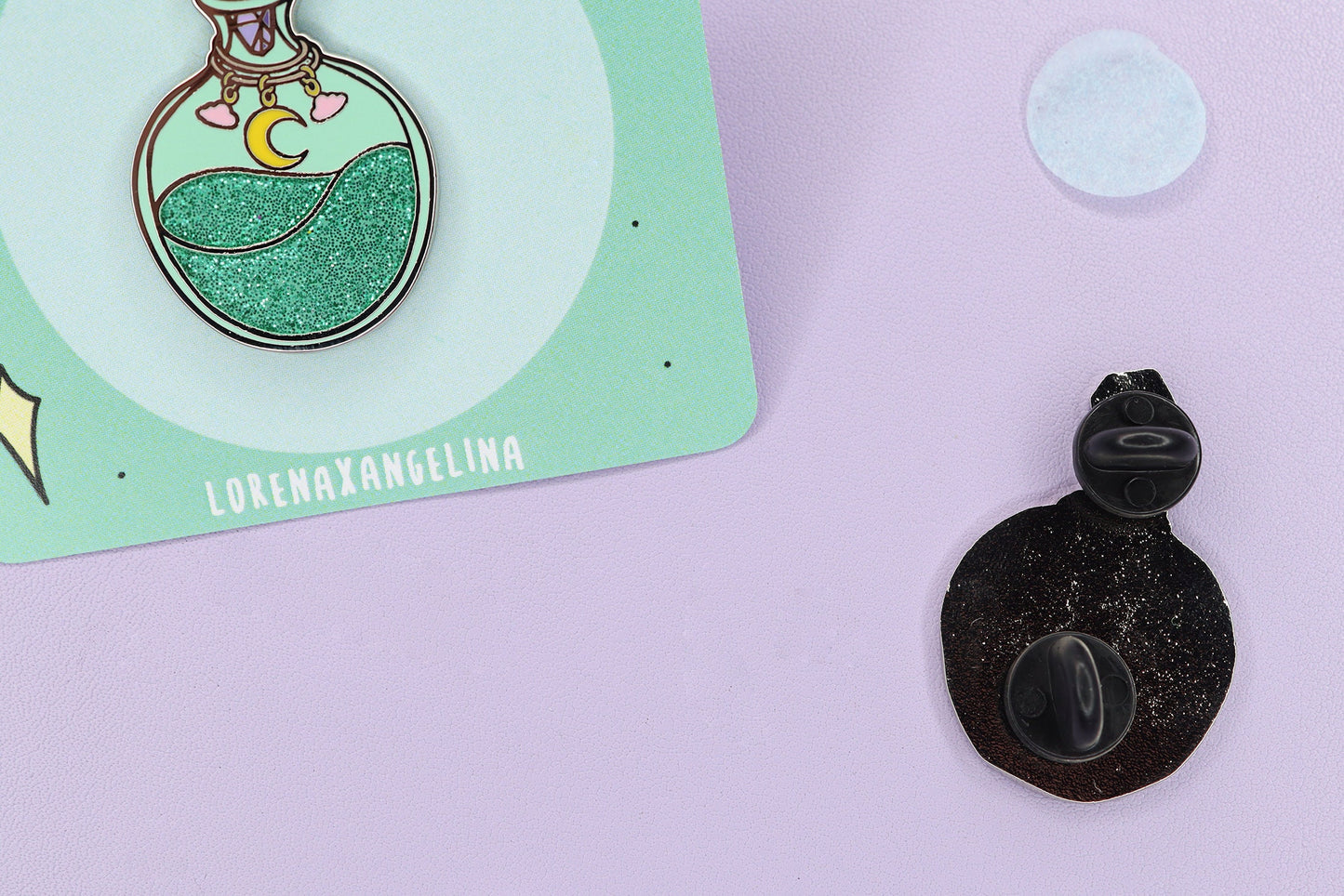 Glitter Potion Enamel Pin