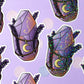 Zodiac Sign Scorpio Crystal Sticker