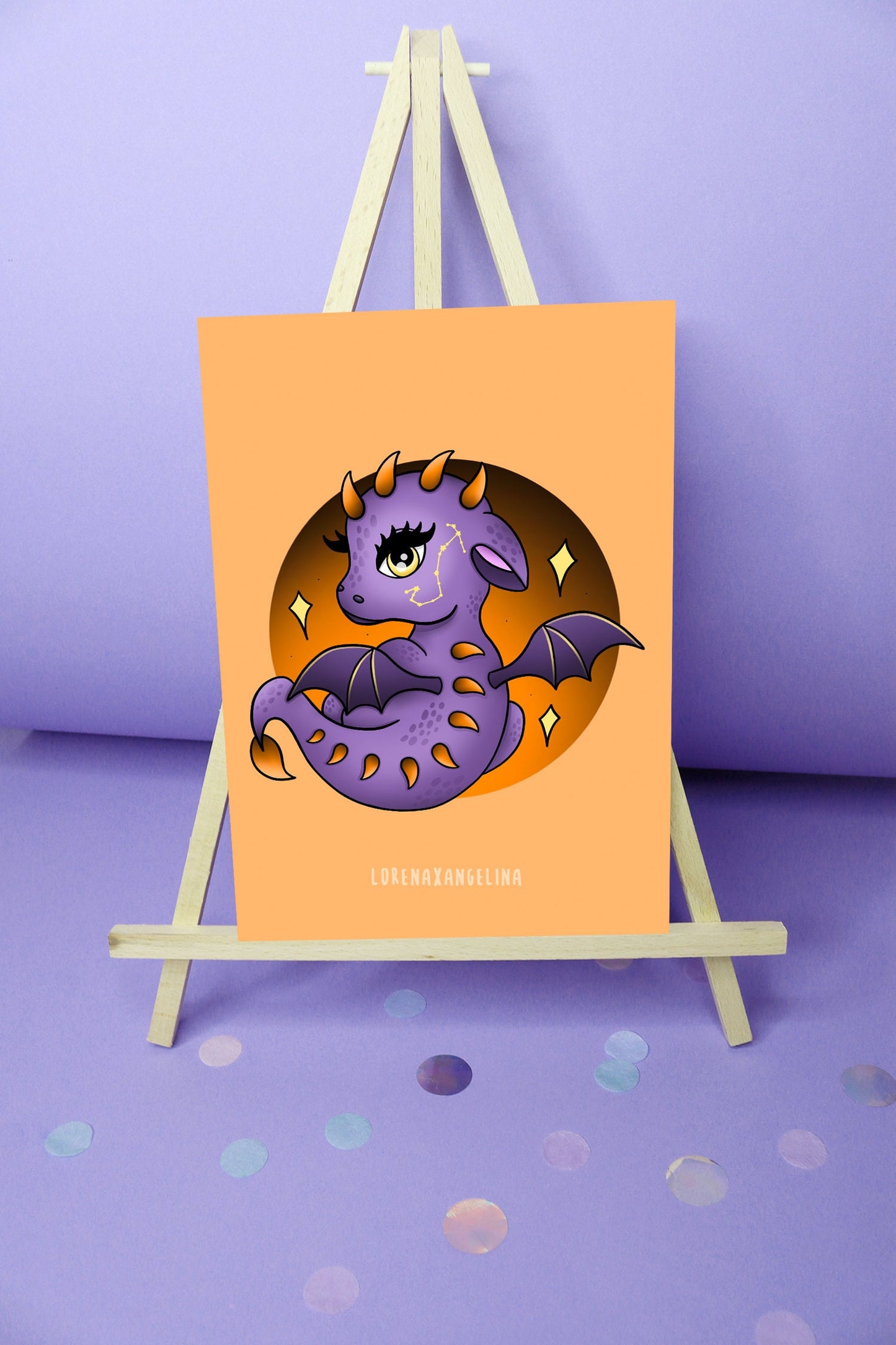 Scorpio Zodiac Sign Art Print