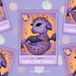 Zodiac Sign Scorpio Orakel Karte
