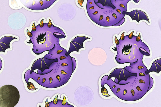 Zodiac Sign Scorpio Dragon Sticker