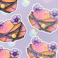 Zodiac Sign Leo Crystal Sticker