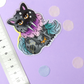 Zodiac Sign Leo Holographic Glitter Sticker