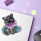 Zodiac Sign Leo Holographic Glitter Sticker