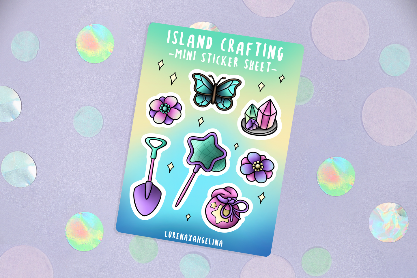 Island Crafting Mini Sticker Sheet