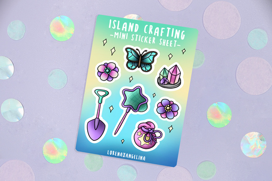Island Crafting Mini Sticker Sheet