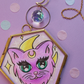 Moon Cat Suncatcher Unikat - handsigniert