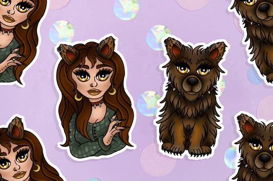 Moonlight Werwolf Sticker Pack