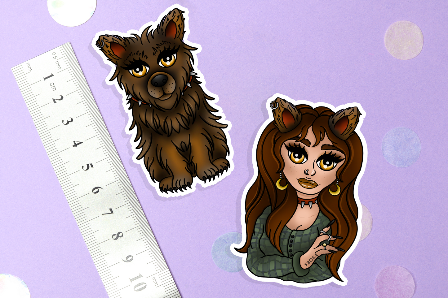 Moonlight Werwolf Sticker Pack