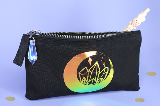 Witchy Moon Federtasche/Kosmetiktasche