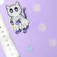 Spooky Animals Holographic Glitter Sticker Pack