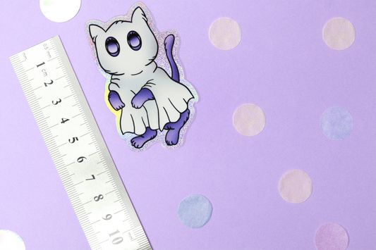 Spooky Animals Holographic Glitter Sticker Pack