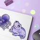 Spooky Animals Holographic Glitter Sticker Pack