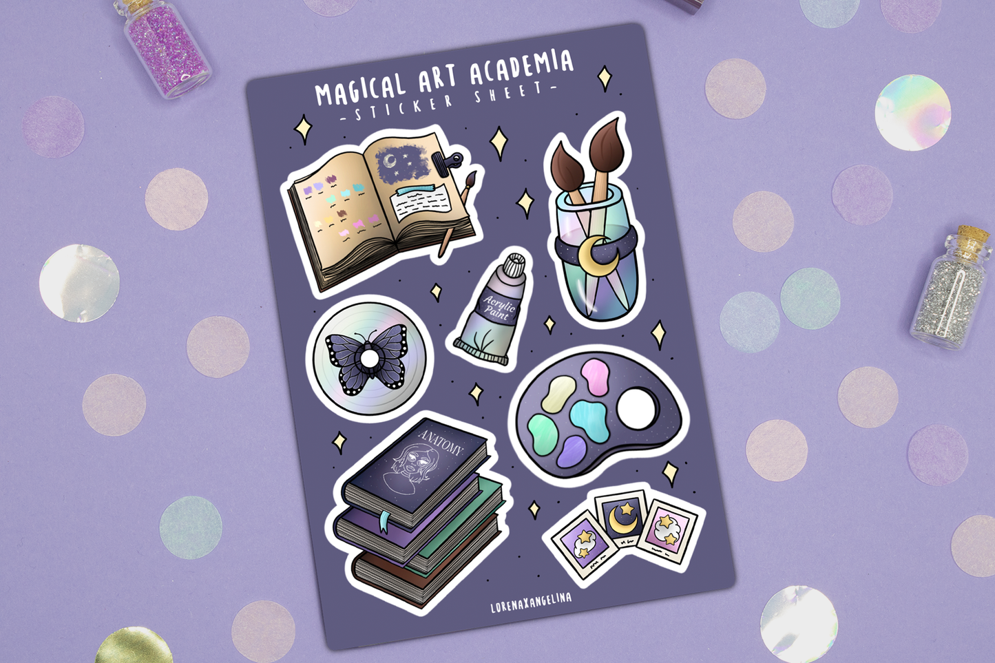 Magical Art Academia Sticker Sheet