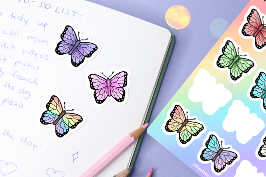 Butterfly Planner Sticker Sheet