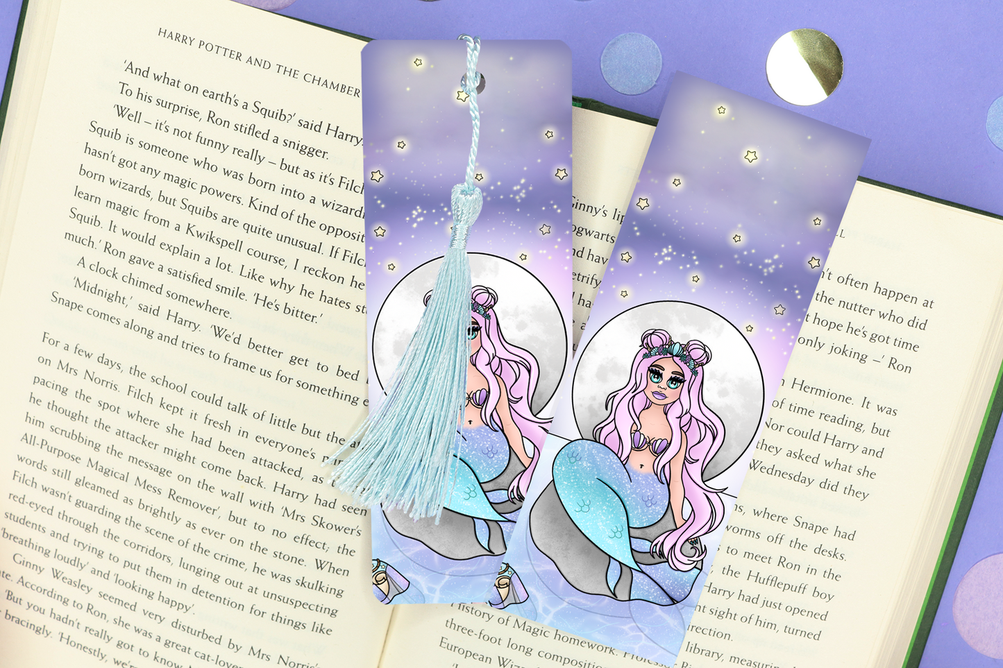 Galax-Sea Mermaid Bookmark