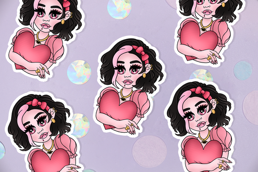 Vampire Girl Sticker