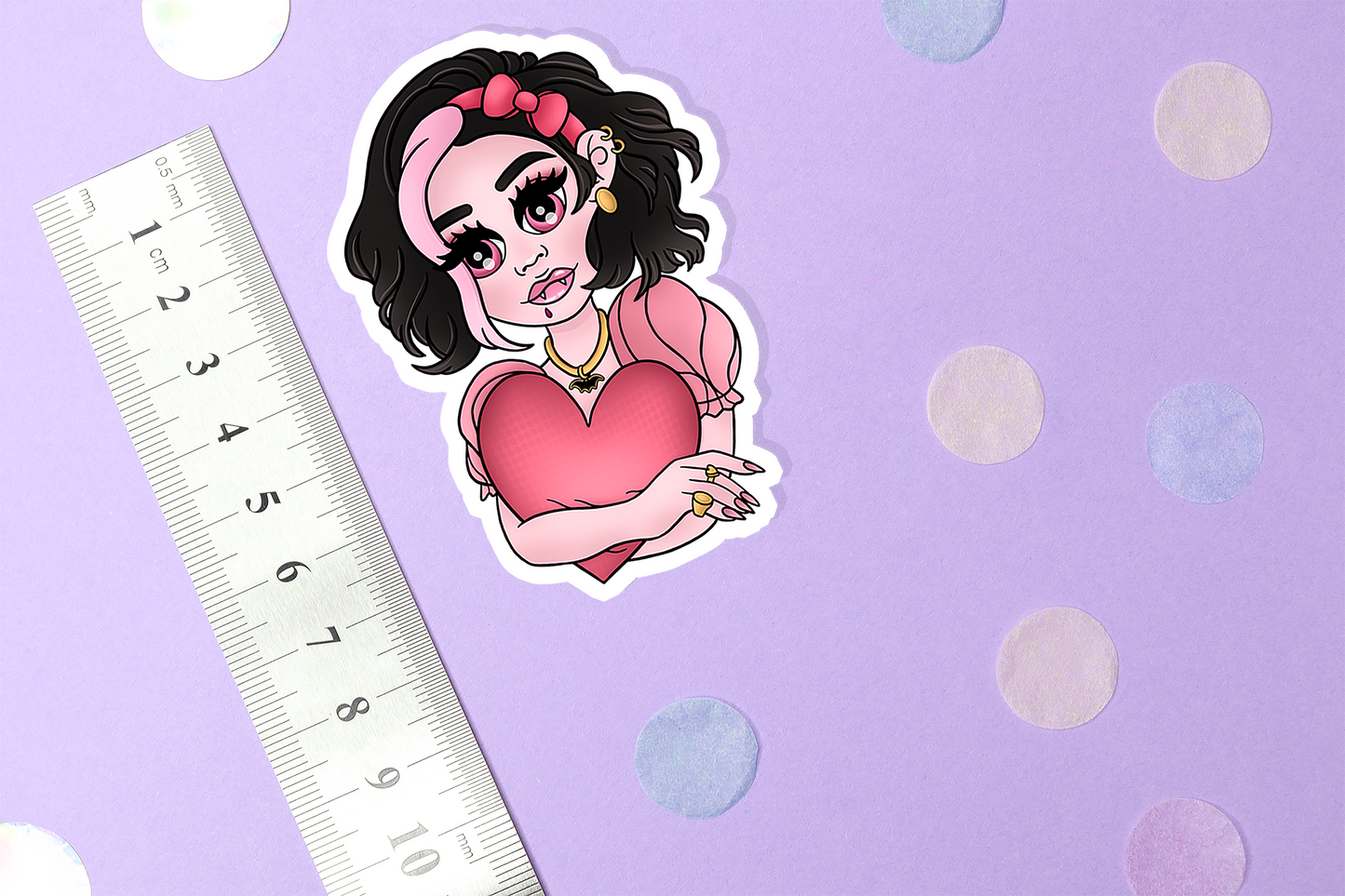 Vampire Girl Sticker