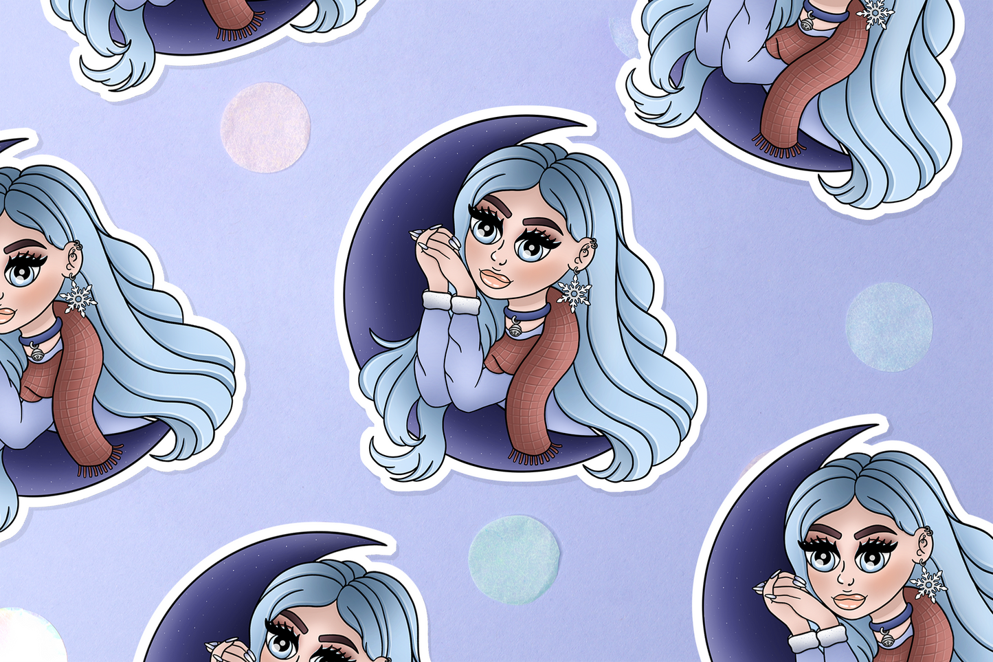 Winter Witch Sticker